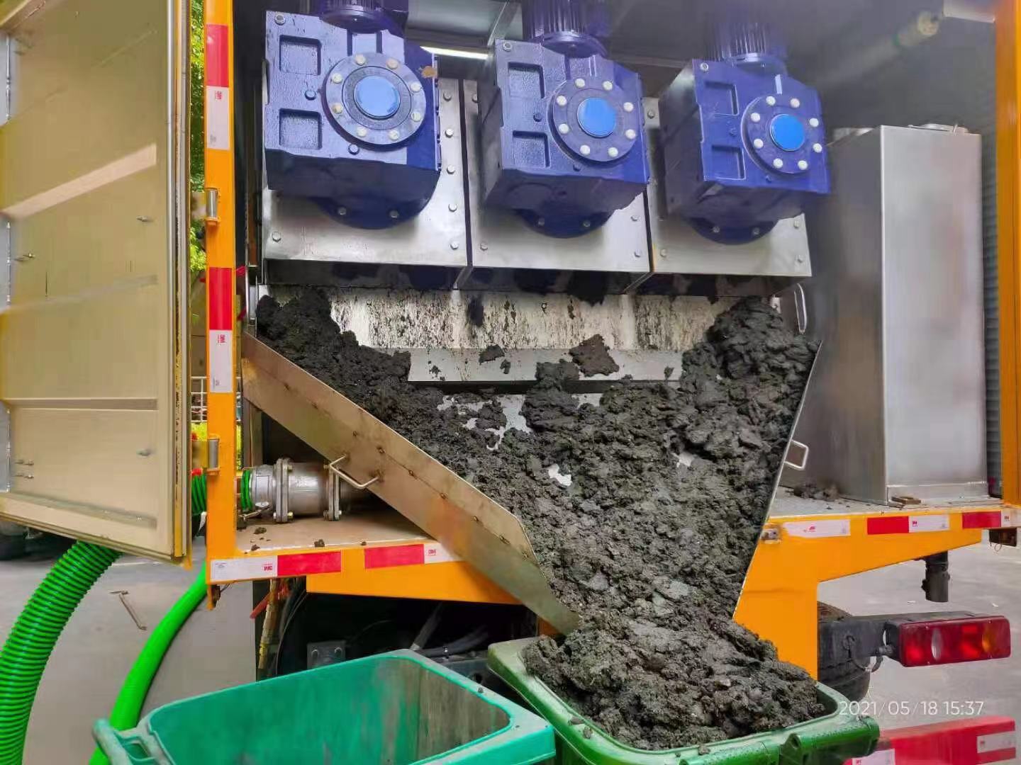 龙安化粪池清掏城市维护站-泥浆净化干湿分离处理